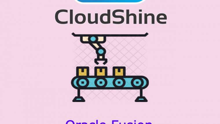 Oracle Fusion Manufacturing Training