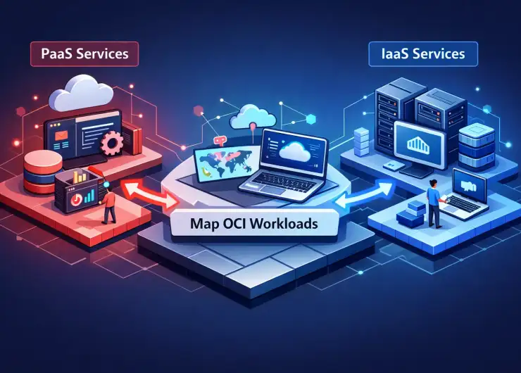 Oracle PaaS vs IaaS: Map OCI Services to Workloads