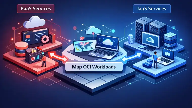 Oracle PaaS vs IaaS: Map OCI Services to Workloads