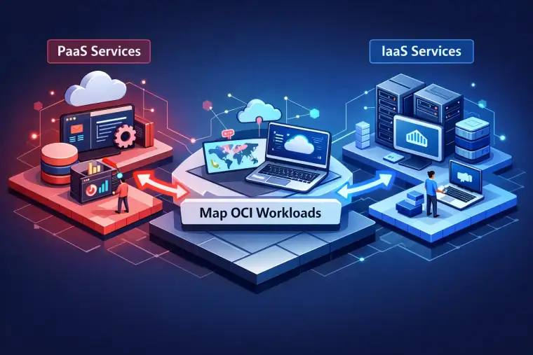Oracle PaaS vs IaaS: Map OCI Services to Workloads